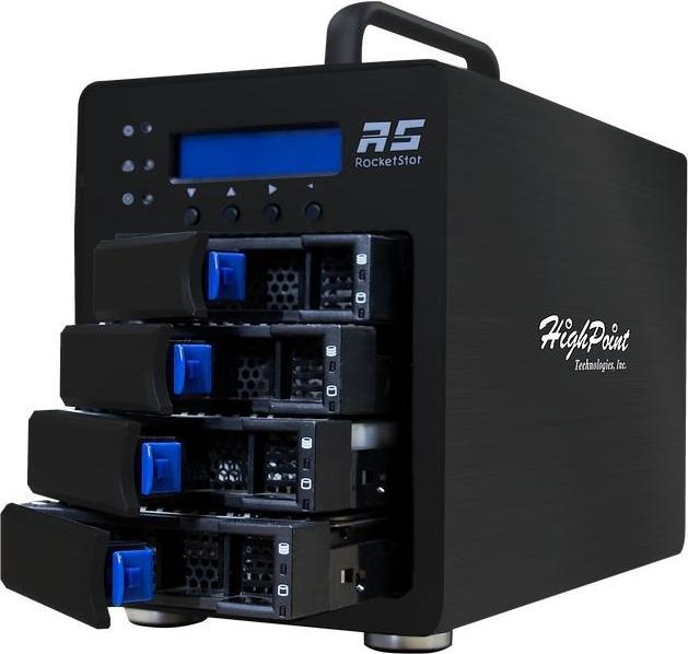 Actual product image HighPoint RocketStor 6434S 2.5/3.5 external enclosure (2.5", 3.5")