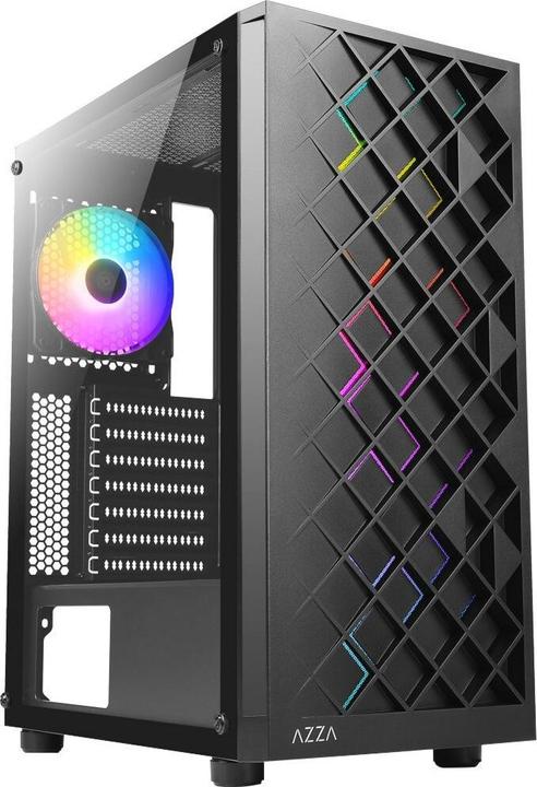 Image du produit Azza Geh Midi ATX Spectra 280B verre trempé ARGB (ATX, Mini-ITX, mATX)