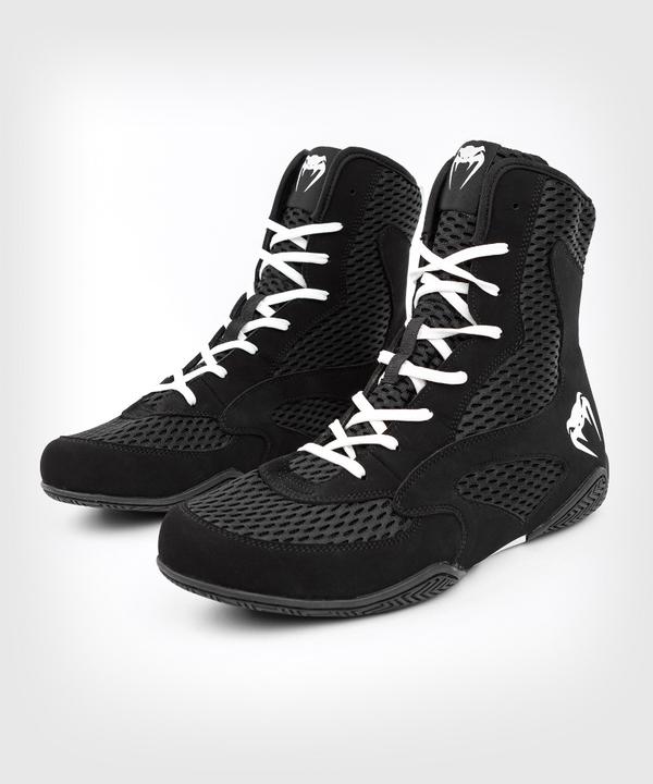 Venum Contender Boxing Shoes - Black/White (37)