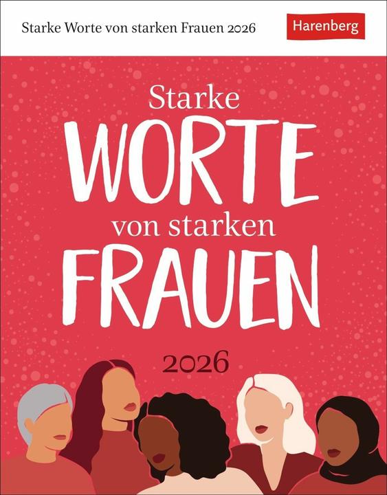 Image du produit Harenberg Starke Worte von starken Frauen Tagesabreisskalender 2026 (Allemand)