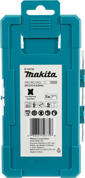 Produktbild Makita Metallbohrer-Set (3,0, 5,0, 6,00 mm, 4,0, 3,5)