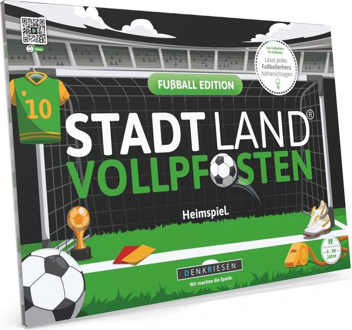 Produktbild Denkriesen STADT LAND VOLLPFOSTEN® A4 - FUSSBALL EDITION "Heimspiel" (Deutsch)