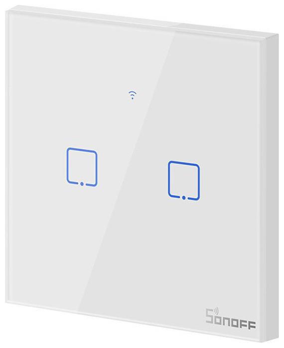 Image du produit Sonoff Smart Switch WiFi + RF 433 T1 EU TX (2 canaux)