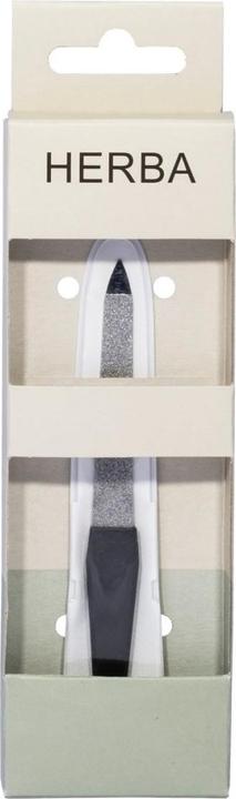 Actual product image Herba Sapphire nail file in case