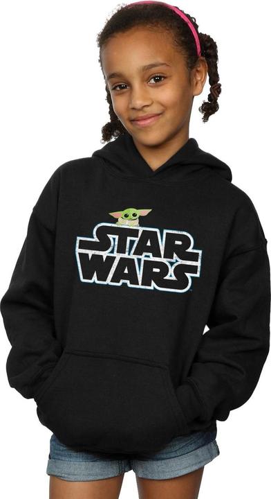 Produktbild Star Wars The Mandalorian The Child Logo Kapuzenpullover Mädchen (128)