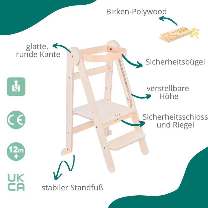 Actual product image MamaToyz Folding learning tower