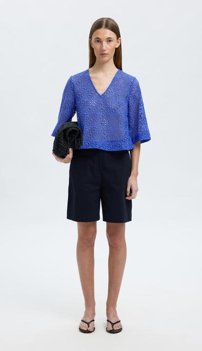 Produktbild Selected Femme Broderie Anglaise Crop Top (40)