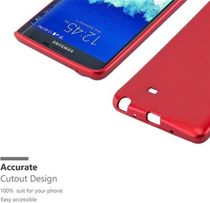 Actual product image Cadorabo TPU Matt Metallic Cover (Samsung Galaxy Note Edge)