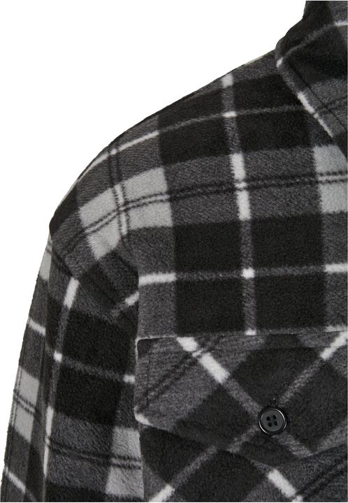 Actual product image Urban Classics Plaid Teddy Lined Shirt Jacket (4XL)