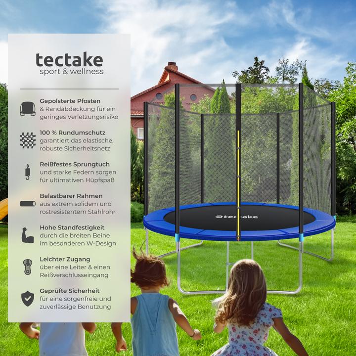 Immagine prodotto tectake Trampolino Garfunky (305 cm)