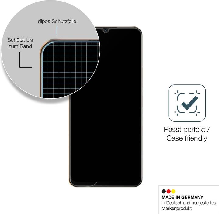 Actual product image Dipos Screen Protector Anti-Shock (2 Piece, Vivo Y73t)