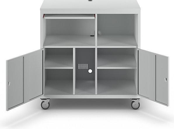 Image du produit eurokraft basic Pupitre pour PC, mobile (118 cm, 118.40 cm)
