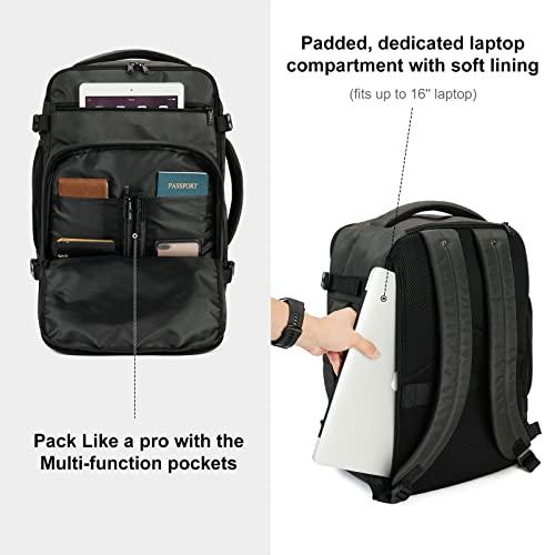Produktbild Only-Bags.Store Rucksack 45 x 36 x 20 cm für Ryanair Flugzeug Reiserucksack Handgepäck Laptop Tagesrucksäcke PET