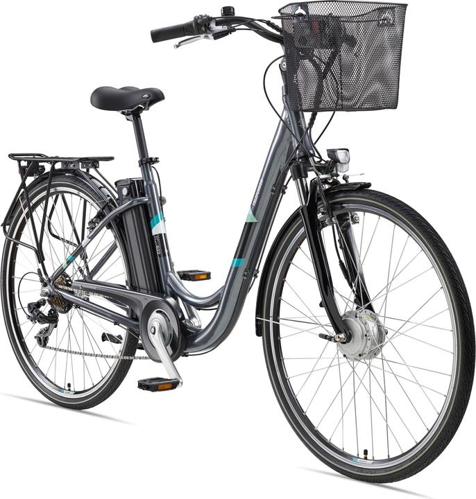 Produktbild Telefunken Multitalent RC822, City E-Bike, Motor power 250 W, Wheel size 28 ", Warranty 24 month(s), Anthracite (49 cm)