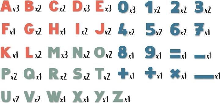 Produktbild Smoby 72 Magnetic Letters & Numbers