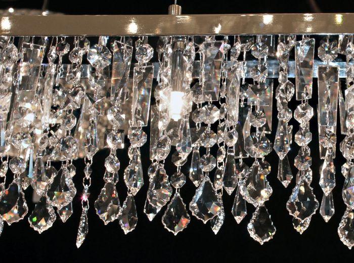 Actual product image TL Pendellampe 117cm gefertigt mit SPECTRA® Crystal von SWAROVSKI (G9)