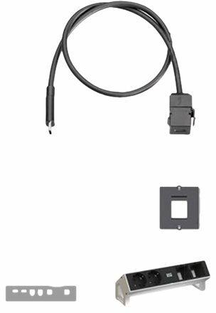 Actual product image Bachmann USB 3.1 Type C Keystone Module (0.50 m, USB 3.1)