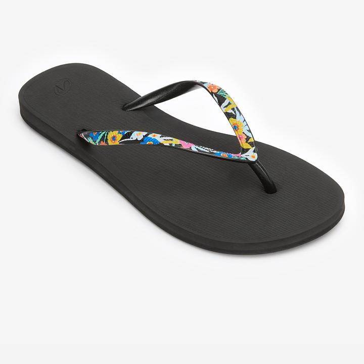 Actual product image Olaian Thong sandals ladies 500 Little Azae black (39)