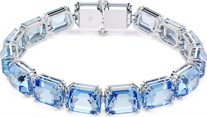 Actual product image Swarovski Millenia bracelet octagon cut colour gradient blue (19 cm, Swarovski Metal)