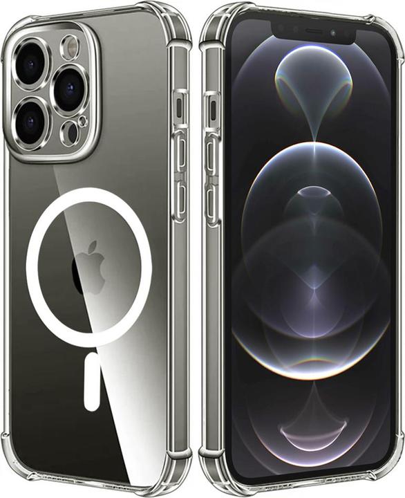 Actual product image Techsuit - Shockproof Clear Silicone MagSafe - iPhone 12 Pro - Clear (Apple iPhone 12 Pro)