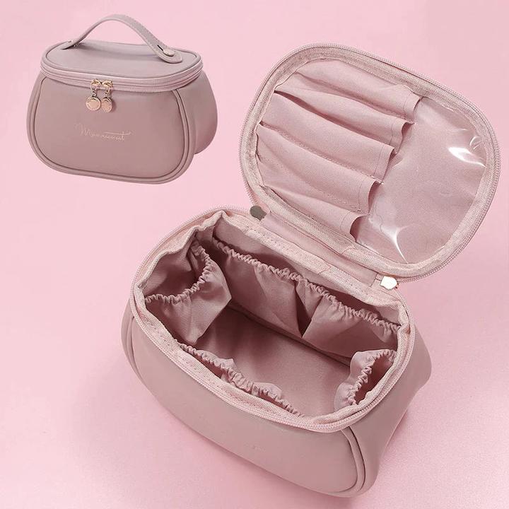 Image du produit Only-Bags.Store trousse de maquillage de voyage en cuir grande trousse de maquillage pour sortir
