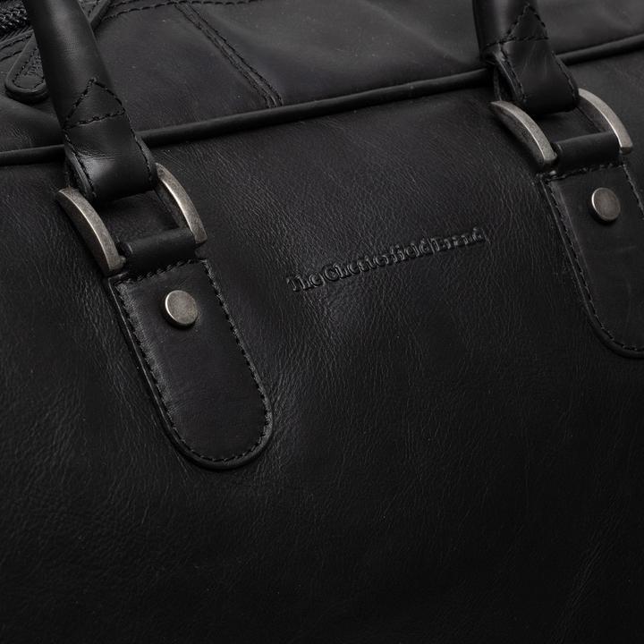 Produktbild The Vegan Cow Chesterfield Brand Leren Trolley Reistas Zwart Jayven (42 l)