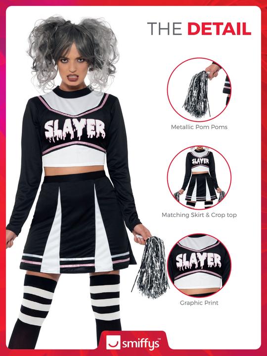 Actual product image Smiffys Gothic Cheerleader (40, 42)