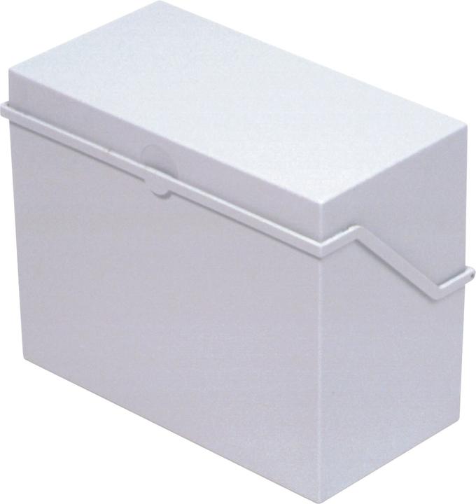 Immagine prodotto Helit Scatola per schede piccole A5 orizzontale, grigio chiaro, scarica, in polistirolo, per circa 500 (A5)