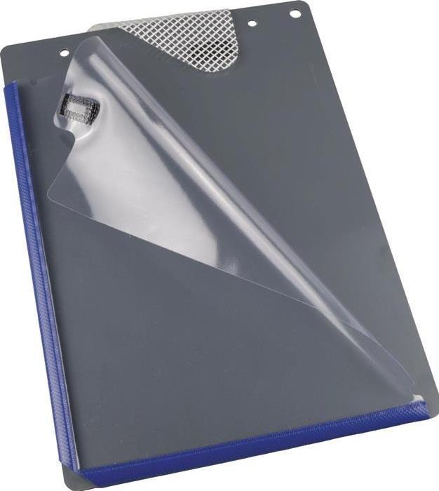Produktbild Eichner Auftragstasche PVC mit Umbug-Verschweissung DIN A4 blau (A4)