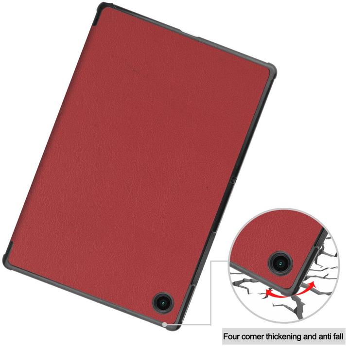 Actual product image Cover-Discount Galaxy Tab A8 10.5 - Tri-fold Smart Case wine red (Galaxy Tab A8)