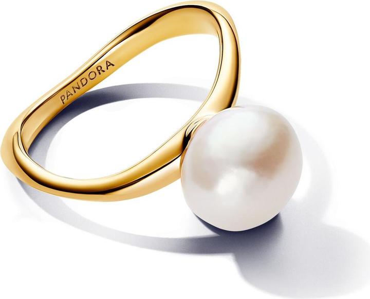 Image du produit Pandora Bague baroque traitée en perle de culture d'eau douce (54)
