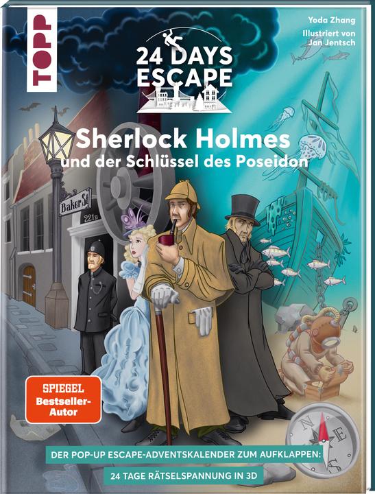 24 Giorni di Fuga 3D Pop-Up - Sherlock Holmes e la Chiave di Poseidone