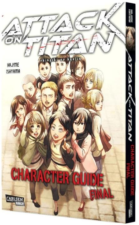 Produktbild Attack on Titan: Character Guide Final (Deutsch, Hajime Isayama, 2022)