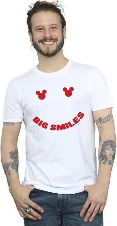 Immagine prodotto Disney Mickey Mouse Big Smile Maglietta Uomo (XL)