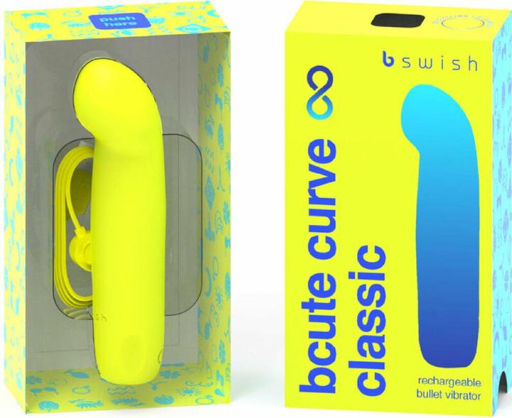 Produktbild Bswish B Swish - Bcute Curve Infinite Classic Vibrador Recargable Silicona Amarillo