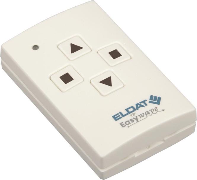 Produktbild Eldat RT30E5001-01-02K Handsender Easywave 868 MHz 1-KanalAuf/Stopp/Zu weiss glänzend