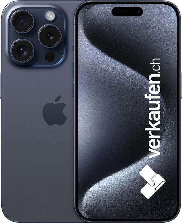 Produktbild verkaufen.ch iPhone 15 Pro (256 GB, Blue Titanium, 6.10", 0.00 Mpx, SIM + eSIM, A / Wie neu)