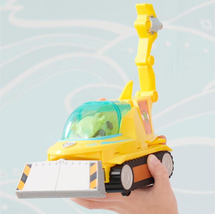 Actual product image Spin Master Paw Patrol Aqua Pups Deluxe Vehicle Rubble