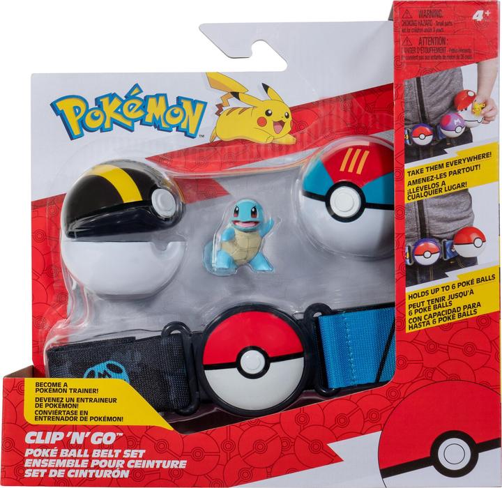 Produktbild Pokémon Pokemon - Clip N Go Belt Set Squirtle (PKW3648)