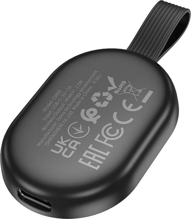 Actual product image Hoco CW60 Magnetic Charging Dock for Apple Watch Series, Black (2.50 W)