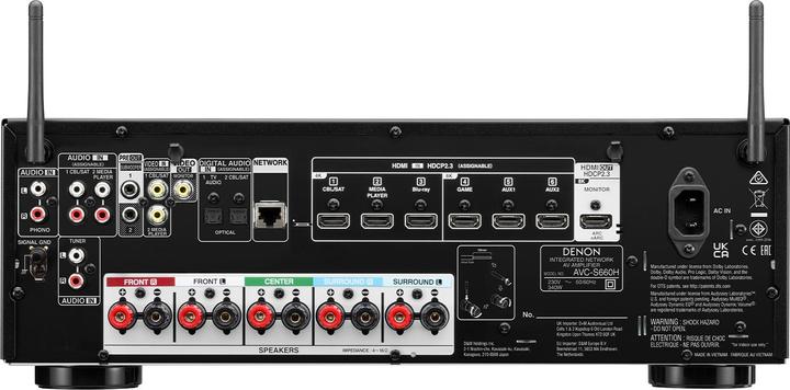 Actual product image Denon AVC-S660H (5.2 channels, AM, FM)