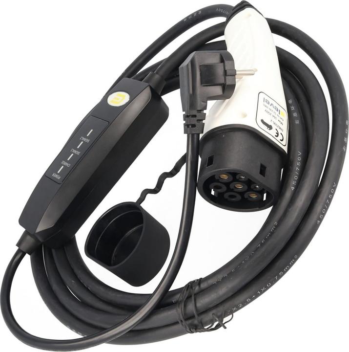 Image du produit AccuCell Câble de recharge (Type F, 3 kW, 13 A, 6 m)