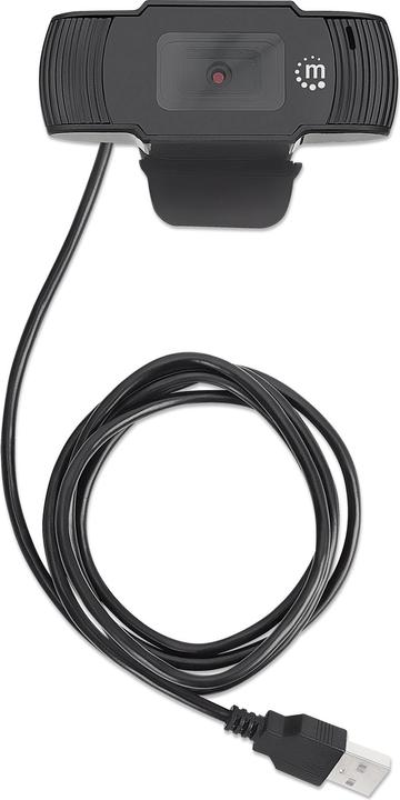 Actual product image Manhattan Webcam 2 megapixel 1080p microphone (2 Mpx)