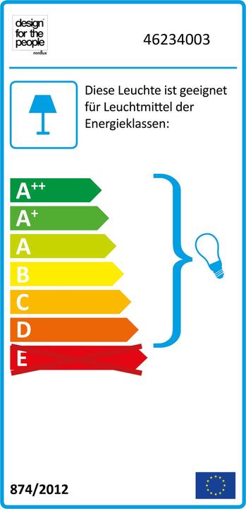 Label énergétique Nordlux Strap (E27)