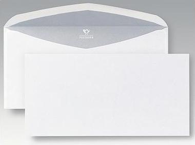 Produktbild Posthorn Briefumschlag 3000 DIN lang 220x110 mm (BxH) ohne Fenster 75g/m² mit gummierter Klappe Papier weiss (220 x 110 mm, 1000 x)