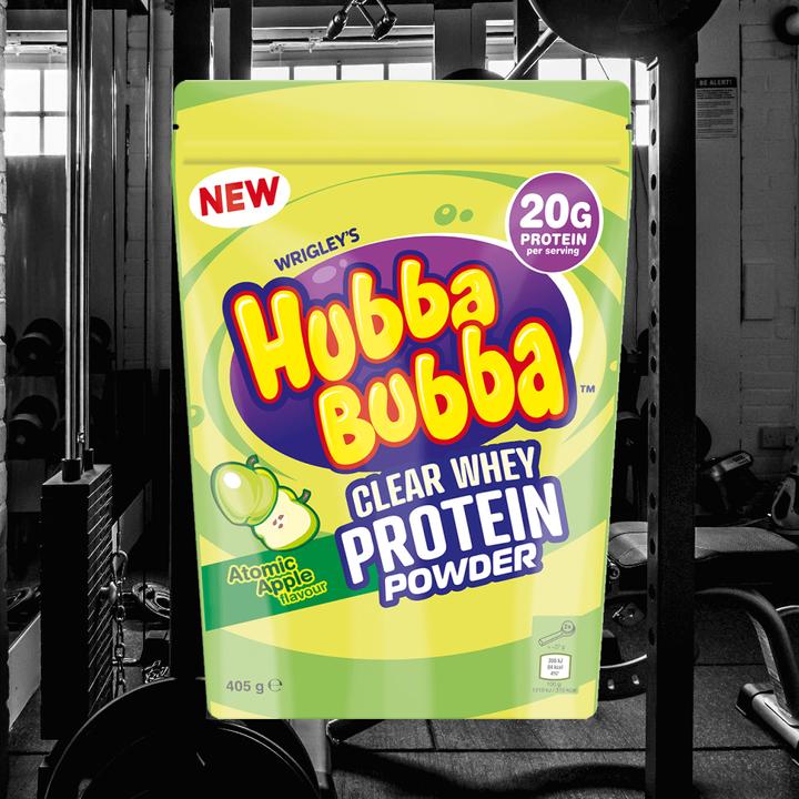 Actual product image Hubba Bubba Clear Whey (Atomic Apple, 1 pcs., 405 g)