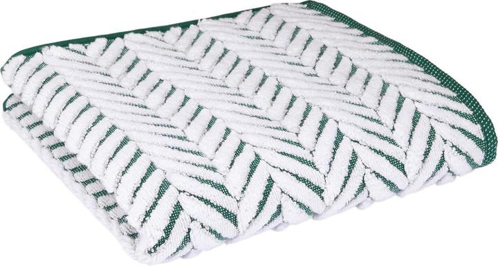 Ross Serviettes Uni Sensual Skin 9002 motif torsadé avec chaîne de base colorée