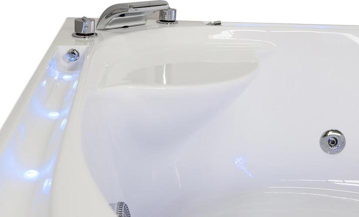 Actual product image Jet-Line Whirlpool VILLA SABRINA white 1.6x1.6 m fully equipped waterfall all-round (160 cm, 160000 cm)