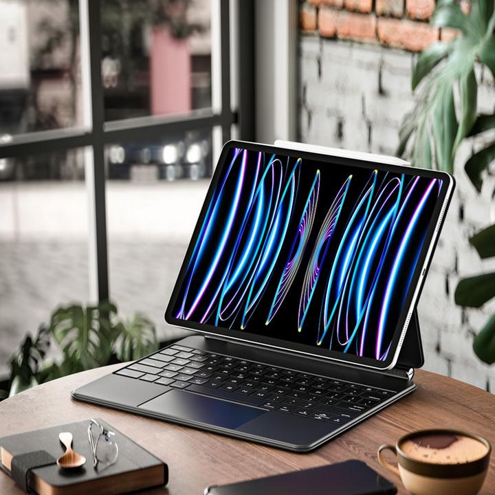 Actual product image Dux Ducis MK Series Keyboard Case (US, iPad Pro 12.9 2022 (6th Gen), iPad Pro 12.9 2021 (5th Gen), iPad Pro 12.9 2020 (4. Gen))
