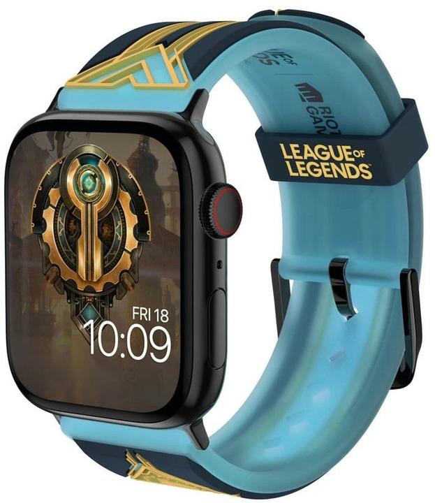 Produktbild Moby Fox League of Legends bracelet pour smartwatch Sculpted 3D Hextech Magic (22 mm, Silikon, Edelstahl)